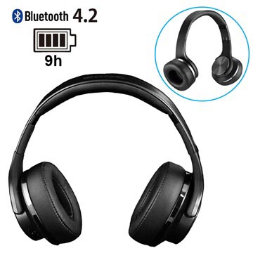 Ksix Goplay Reverse Opvouwbare Draadloze Koptelefoon Speaker Zwart huismerk kopen in de aanbieding