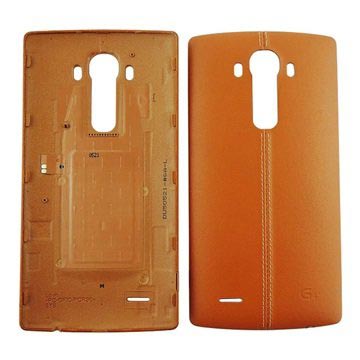 Lg G4 Batterij Cover Bruin Leder huismerk kopen in de aanbieding