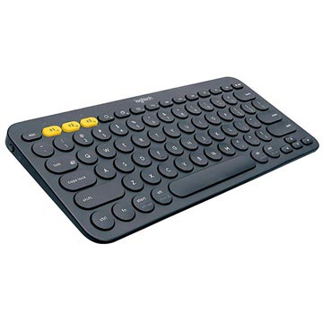 Logitech K380 Multi Device Bluetooth Toetsenbord Scandinavische Layout Donkergrijs huismerk kopen in de aanbieding