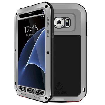 Samsung Galaxy S7 Love Mei Powerful Hybride Cover Grijs huismerk kopen in de aanbieding