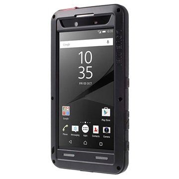 Sony Xperia Z5 Premium Z5 Dual Love Mei Powerful Hybride Cover Zwart huismerk kopen in de aanbieding
