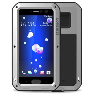 Htc U11 Love Mei Powerful Series Hybrid Case Zilver huismerk kopen in de aanbieding