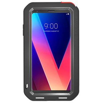 Lg V30 Love Mei Powerful Series Hybrid Case Zwart huismerk kopen in de aanbieding