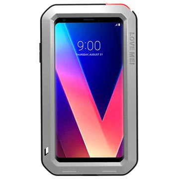 Lg V30 Love Mei Powerful Series Hybrid Case Zilver huismerk kopen in de aanbieding
