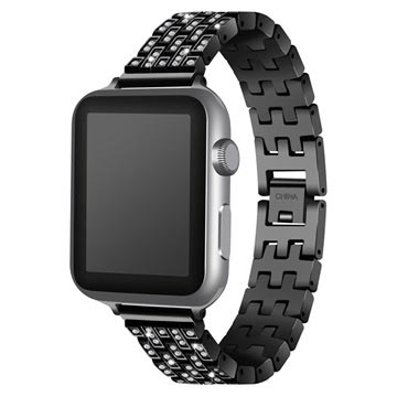 Apple Watch Luxe Roestvrij Staal Bandje 38Mm Zwart huismerk kopen in de aanbieding Apple Watch Luxe Roestvrij Staal Bandje 38Mm Zwart huismerk kopen in de aanbieding
