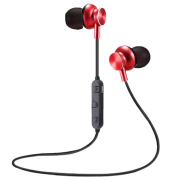 M6 Magnetisch Bluetooth In Ear Draadloze Koptelefoon Rood huismerk kopen in de aanbieding