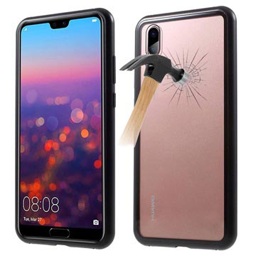 Huawei P20 Pro Magnetisch Cover Met Gehard Glas Achterkant Zwart huismerk kopen in de aanbieding Huawei P20 Pro Magnetisch Cover Met Gehard Glas Achterkant Zwart huismerk kopen in de aanbieding