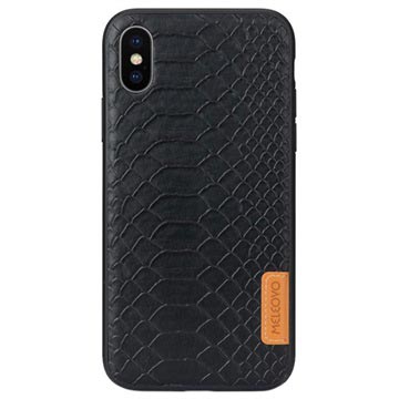 Meleovo Pattern Series Iphone X Xs Hybrid Case Python huismerk kopen in de aanbieding