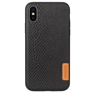 Meleovo Pattern Series Iphone X Xs Hybrid Case Slangenhuid huismerk kopen in de aanbieding