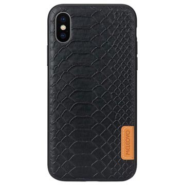 Meleovo Pattern Series Iphone Xs Max Hybrid Case Python huismerk kopen in de aanbieding