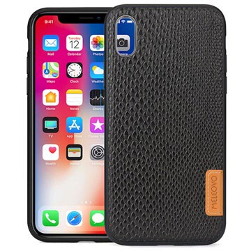 Meleovo Pattern Series Iphone Xr Hybrid Case Slangenhuid huismerk kopen in de aanbieding