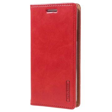 Samsung Galaxy A3 2016 Mercury Goospery Blue Moon Wallet Hoesje Rood huismerk kopen in de aanbieding
