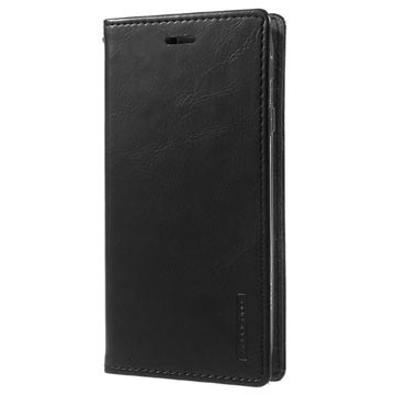 Samsung Galaxy J3 2017 Mercury Goospery Blue Moon Wallet Case Zwart huismerk kopen in de aanbieding