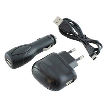 Mini Usb Lader Set Zwart huismerk kopen in de aanbieding