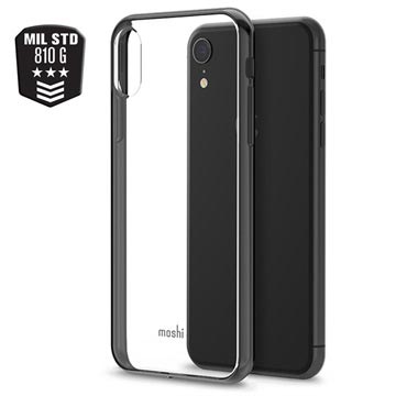 Moshi Vitros Iphone Xr Bumper Cover Zwart Doorzichtig huismerk kopen in de aanbieding