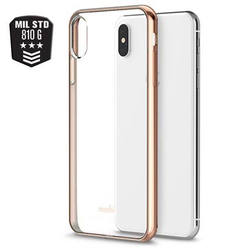 Moshi Vitros Iphone Xs Max Bumper Cover Goud Doorzichtig huismerk kopen in de aanbieding