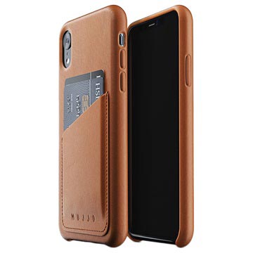 Mujjo Full Leder Iphone Xr Wallet Cover Bruin huismerk kopen in de aanbieding