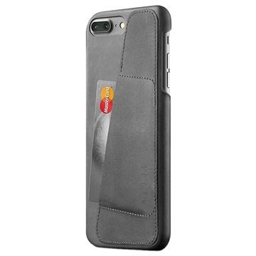 Iphone 7 Plus 8 Mujjo Wallet Leder Cover Grijs huismerk kopen in de aanbieding
