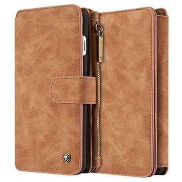 Iphone 7 Plus Caseme Multifunctional Wallet Leather Cover Bruin huismerk kopen in de aanbieding