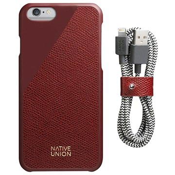 Iphone 6 6S Native Union Lederen Editie Set Bordeaux huismerk kopen in de aanbieding Iphone 6 6S Native Union Lederen Editie Set Bordeaux huismerk kopen in de aanbieding