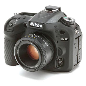 Nikon D7100 D7200 Siliconen Hoesje Zwart huismerk kopen in de aanbieding