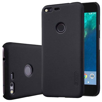 Google Pixel Nillkin Super Frosted Shield Cover Zwart huismerk kopen in de aanbieding