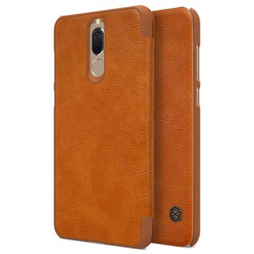 Huawei Mate 10 Lite Nillkin Qin Folio Case Met Kaartsleuf Bruin huismerk kopen in de aanbieding