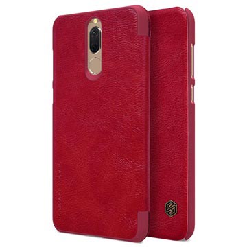 Huawei Mate 10 Lite Nillkin Qin Folio Case Met Kaartsleuf Rood huismerk kopen in de aanbieding
