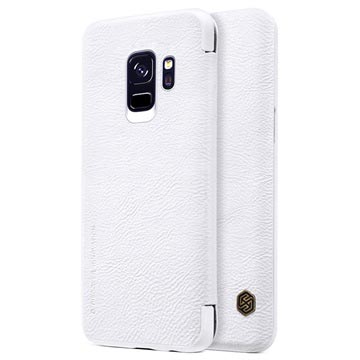 Samsung Galaxy S9 Nillkin Qin Flip Case Met Kaartsleuf Wit huismerk kopen in de aanbieding