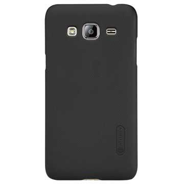 Samsung Galaxy J3 2015 Nillkin Super Frosted Shield Cover Zwart huismerk kopen in de aanbieding