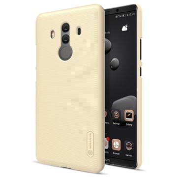 Huawei Mate 10 Pro Nillkin Super Frosted Shield Cover Goud huismerk kopen in de aanbieding