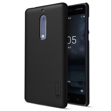 Nokia 5 Nillkin Super Frosted Shield Cover Zwart huismerk kopen in de aanbieding