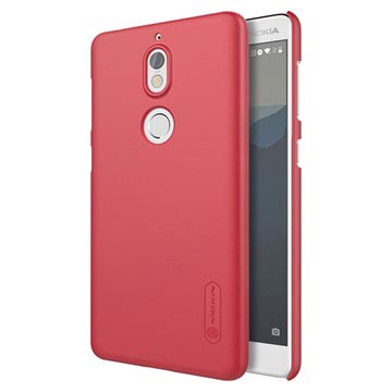 Nokia 7 Nillkin Super Frosted Shield Cover Rood huismerk kopen in de aanbieding