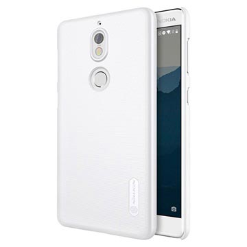 Nokia 7 Nillkin Super Frosted Shield Cover Wit huismerk kopen in de aanbieding