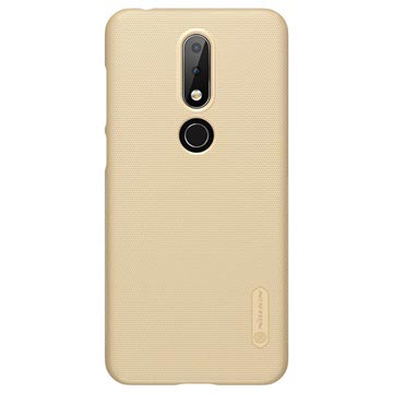 Nillkin Super Frosted Nokia X6 2018 Cover Goud huismerk kopen in de aanbieding