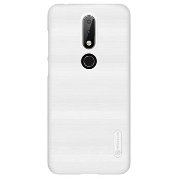 Nillkin Super Frosted Nokia X6 2018 Cover Wit huismerk kopen in de aanbieding