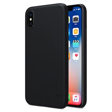 Iphone X Xs Nillkin Super Frosted Shield Cover Zwart huismerk kopen in de aanbieding