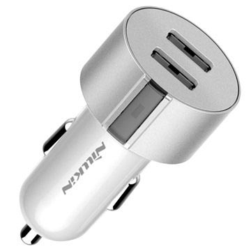 Nillkin Vigor Autolader Zilver huismerk kopen in de aanbieding