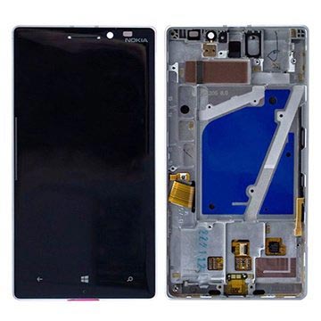 Nokia Lumia 930 Front Cover Lcd Display Zilver huismerk kopen in de aanbieding
