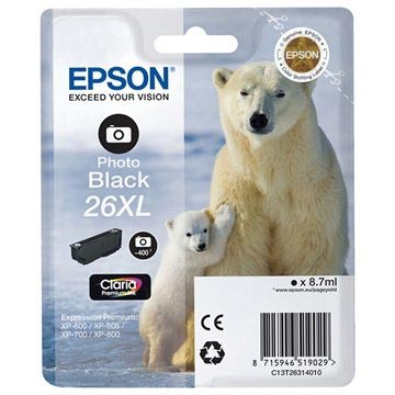 Epson T2631 Inktcartridge Xl Expression Premium Xp 700 800 Series Foto Zwart huismerk kopen in de aanbieding