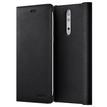 Nokia 8 Leder Flip Cover Cp 801 Zwart huismerk kopen in de aanbieding