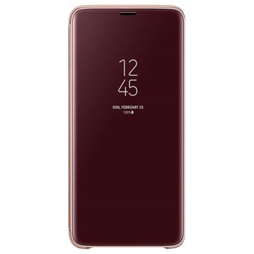 Samsung Galaxy S9 Clear View Standing Cover Ef Zg965Cfegww Goud huismerk kopen in de aanbieding