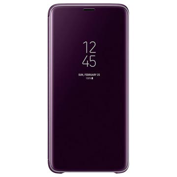 Samsung Galaxy S9 Clear View Standing Cover Ef Zg965Cvegww Paars huismerk kopen in de aanbieding