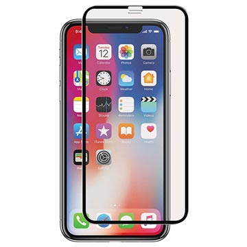 Iphone X Xs Panzer Full Fit Glazen Screenprotector Zwart huismerk kopen in de aanbieding