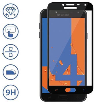 Panzer Premium Full Fit Samsung Galaxy J4 Screenprotector Zwart huismerk kopen in de aanbieding