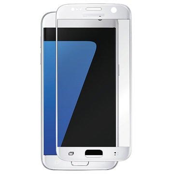 Samsung Galaxy S7 Panzer Full Fit Gehard Glas Screenprotector Wit huismerk kopen in de aanbieding
