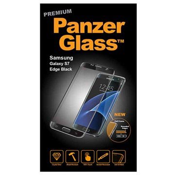 Samsung Galaxy S7 Edge Panzerglass Premium Full Frame Screenprotector Zwart huismerk kopen in de aanbieding