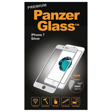 Iphone 7 8 Panzerglass Premium Glazen Screenprotector Zilver huismerk kopen in de aanbieding