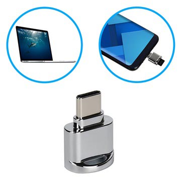 Draagbare Usb 31 Type C Microsd Otg Card Reader Grijs huismerk kopen in de aanbieding Draagbare Usb 31 Type C Microsd Otg Card Reader Grijs huismerk kopen in de aanbieding