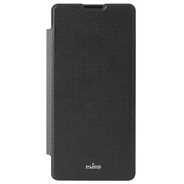 Sony Xperia Xa Xa Dual Puro Booklet Crystal Case Zwart huismerk kopen in de aanbieding
